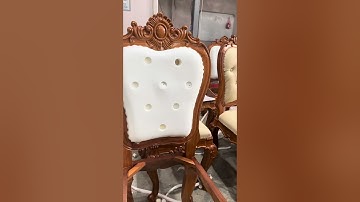 Hoàn Thiện 200 Ghế Ăn Tân Cổ Điển Bọc Da Bò Ý Tại Xưởng HNSOFA #shorts #hnsofa