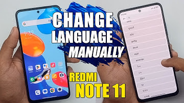 How To Change Language - Redmi Note 11