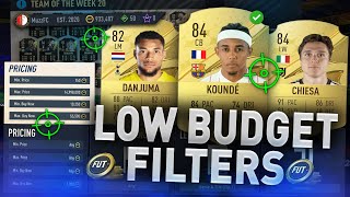 THE BEST LOW BUDGET SNIPING FILTERS RIGHT NOW FUT23