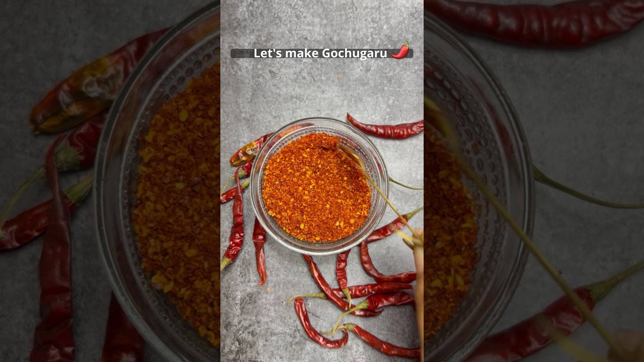 Gochugaru - Korean chilli flakes🌶️ 
