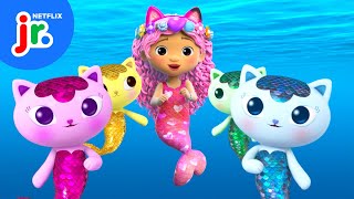 Mermaid Magic with MerCat! ‍♀✨ Compilation | Gabby's Dollhouse | Netflix Jr