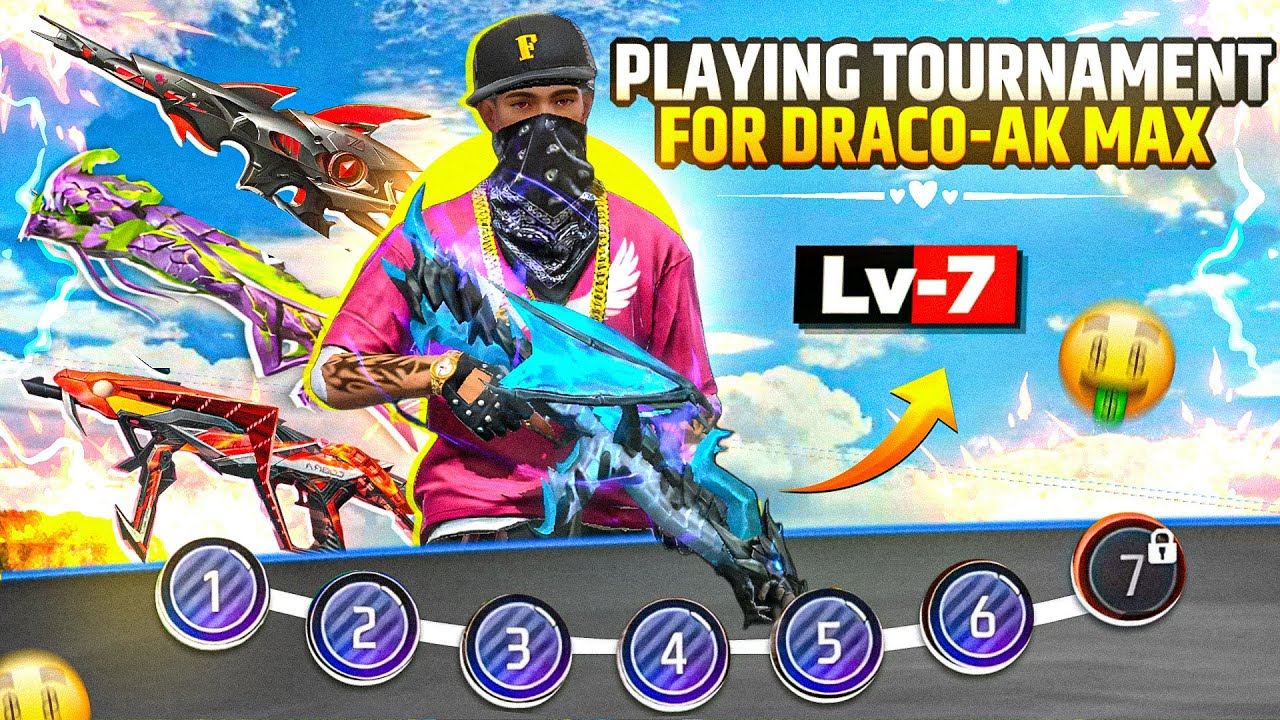 Upgrading Draco AK Max 🤩By Playing Tournament 