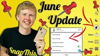Snapchat June Updates (Pinning Chats, MultiSnap and Design Upgrade)