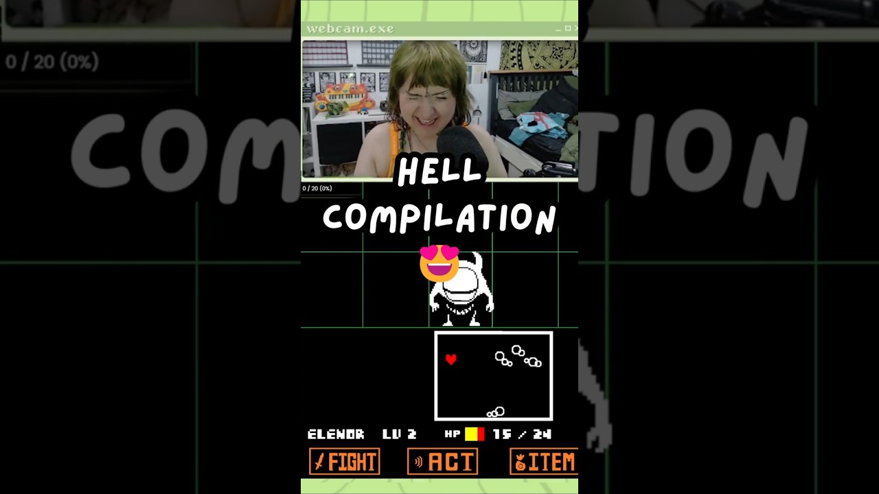 Undertale stream highlights - Hell edition 😈 #undertale #stream #twitch