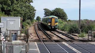 Southern Electrostar Class 377 EMU (377421) Arriving Into Ford Railway Station In Sussex 5/7/2026