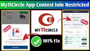 My11Circle App Contest Join Restricted Problem 😞 |  How To Solve My11Circle App Location Problem ✅