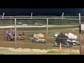 OCRS Sprint Car Heat Race #3 New Tulsa Speedway 7/26/2025