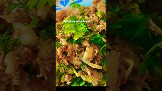 Laap Khoong Jeow Khoong Shrimp Semi Cook In Lime Juice.