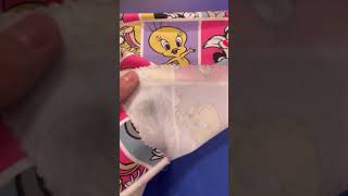 Combed Cotton frenchterry fabric for baby clothes with cartoon looney tunes  #fabricswholesale