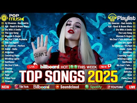 Dua Lipa, Ed Sheeran, Rihanna, Selena Gomez, Bruno Mars, Maroon 5, Zayn, Adele 💎 Billboard Hot 100