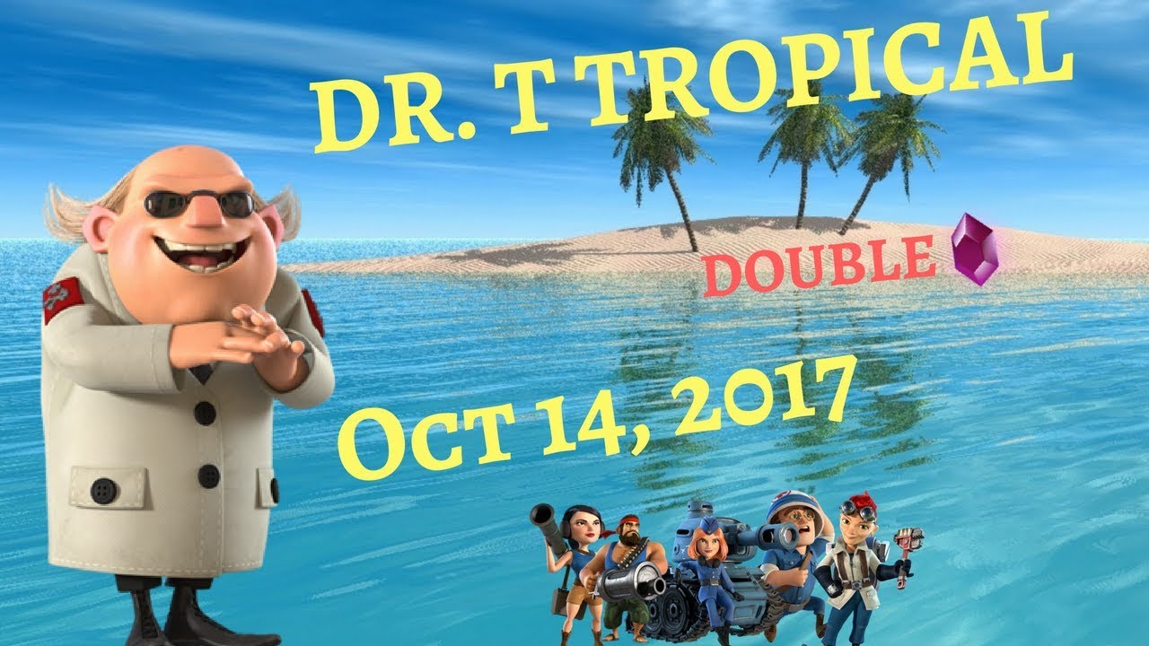 Boom Beach - Destroy Dr T with Tank+Medic (HQ 22) - Oct 14, 2017