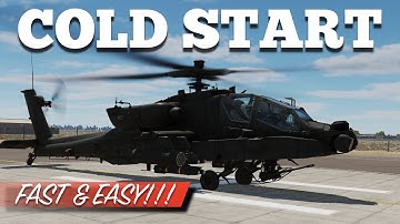AH-64D Apache: Cold Start Super Fast & Easy! | DCS World