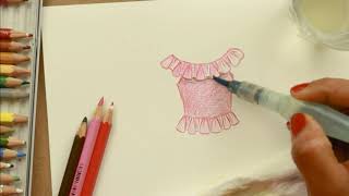 How to draw ruffles