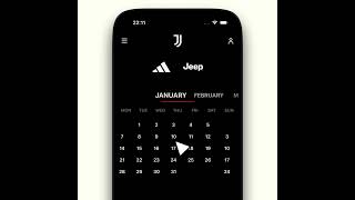 Juventus Games Calendar Animation ✦ React Native ✦ makeitanimated.dev