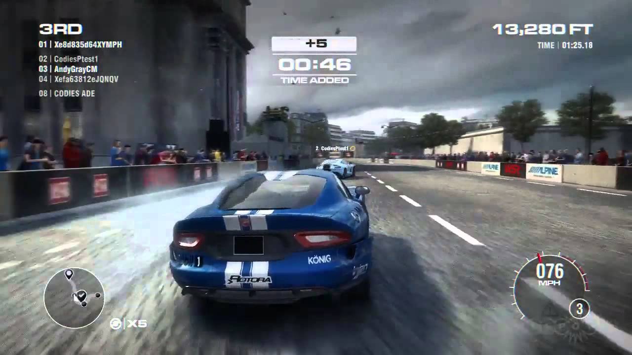 Grid 2 Multiplayer Checkpoints GRID 2 Paris Checkpoint - Multiplayer Gameplay - YouTube