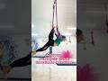 Milenge ham nehi,aerial yoga, advance yoga, back bending posture #shortspeed #viralshort #motivation