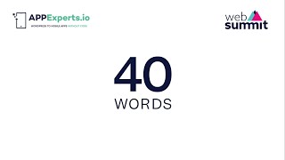 APPExperts - Web Summit - 40Words Pitch screenshot 3