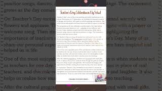 🌟🏫 Teacher’s Day Celebration in My School | Heartfelt Tribute to Our Teachers | Typiing Teach 📖✨