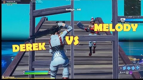 MELODY Vs DEREK 1v1 PG, DEREK UNBANNED *Chill Buildfights*