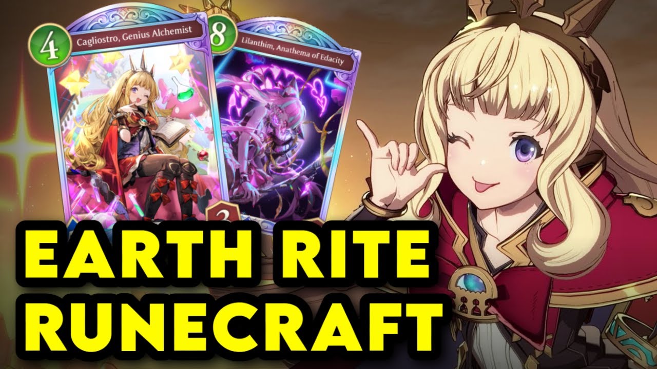 Shadowverse Earth Rite EARTH RITE RUNECRAFT JUST BECAME ONE OF THE BEST DECKS IN THE NEW SET ...