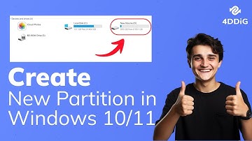 How to Create Partition in Windows 10/11 without Losing Data|How to Partition a Hard Drive