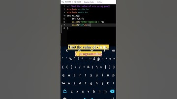 Write a program in C to find a value of x^n | Part 8:#clanguage|calculate power value|#code #shorts