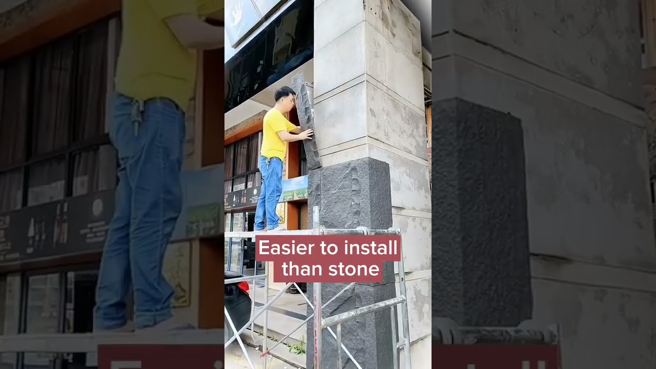 Light Weight Waterproof PU Stone Wall Panel