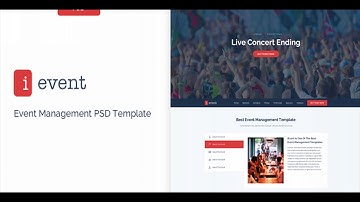 iEvent - Event Management PSD Template | Themeforest Website Templates and Themes