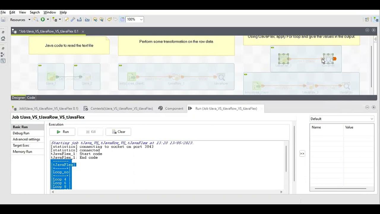 Talend interview questions and answers tjava vs tjavarow vs tjavaflex