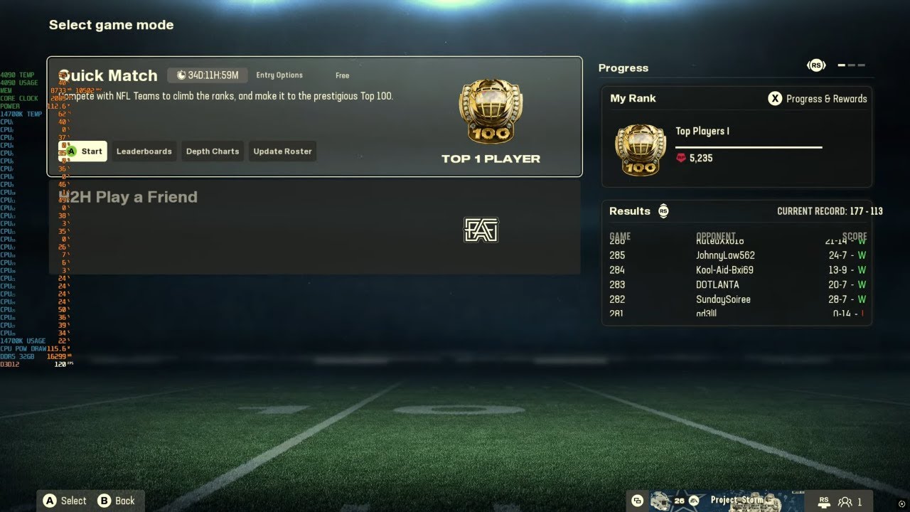 Madden 26 | Top 100 Action | 4K 120 FPS | Defensive Labbin' pt. 4