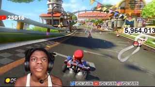 Ishowspeed Plays Mario Kart & Rage Quits