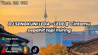 DJ SENGKUNI LEDA LEDE - CINTAMU SEPAHIT TOPI MIRING VIRAL TIK TOK || By Febry Remix