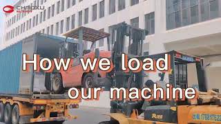 How to load our machine ? #vacuumforming#luggagemakingmachine #Chaoxumachine#suitcasemakingmachine
