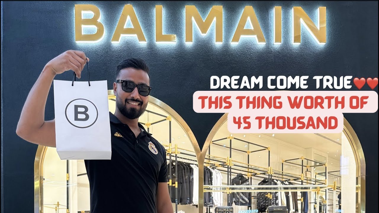 BALMAIN PARIS BALMAIN thedubaimall burjkhalifa dubaimall dream BALMAIN PARIS BALMAIN thedubaimall burjkhalifa dubaimall dream