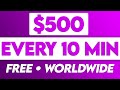 Earn $500 In 10 Minutes Over & Over For FREE (Passive Income 2021)