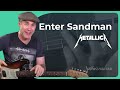 How to play Enter Sandman by Metallica - Guitar Lesson Tutorial (ST-372)