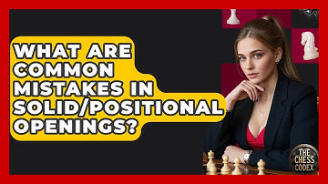 What Are Common Mistakes In Solid/positional Openings? - The Chess Codex