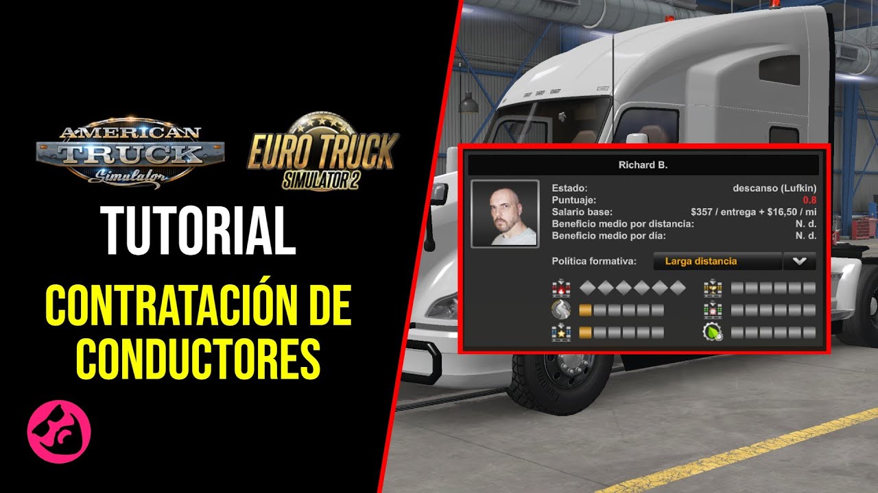 American Truck Simulator | Euro Truck Simulator 2 | Tutorial! | Contratar trabajadores!