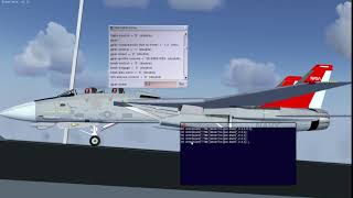 Developing gear kneel for the F-14 in JSBSim
