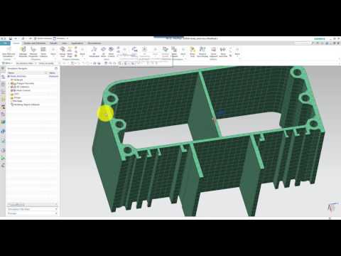 NX Bolted Hinge Assembly Meshing