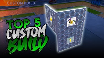 Top 5 Custom Build 🔥 Like a Pro In Creative Destruction 😎 ।। Create Game