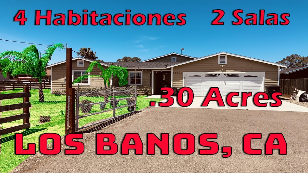 Casa tipo Rancho🏡 4 Recamaras 2.5 Baños 2 Salas .30 acres / Los