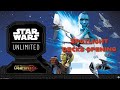 Star Wars Unlimited Jump to Lightspeed Spotlight Decks opening