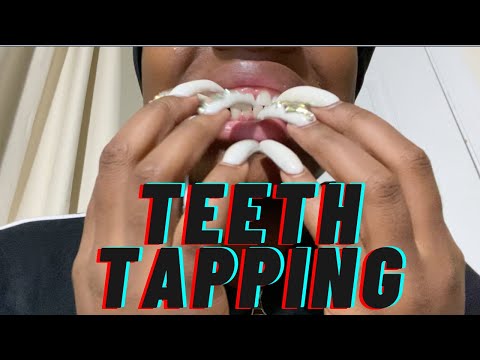 INTENSE TEETH TAPPING  ASMR (MIC IN MOUTH) EXTREME TINGLES