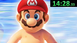 We challenged each other to take off Mario's shirt as fast as possible...