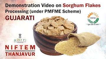 Demonstration Video on Sorghum Flakes Processing (under PMFME Scheme) - GUJARATI