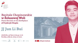 Sunday Chopin Recitals in Żelazowa Wola | JJ Jun Li Bui