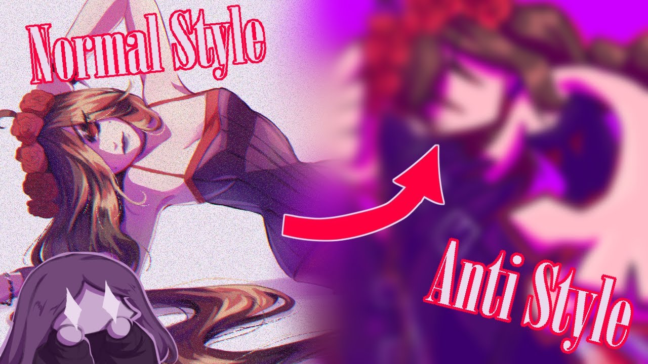 Finding my ANTI-STYLE | Opposite Art style challenge - YouTube