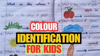 Colour Identification for Kids | Learn Colours with Fun Worksheets | Preschool Learning Video