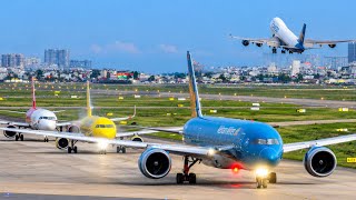 ✈️🇻🇳4 Hour of BEAUTIFUL HO CHI MINH PLANE SPOTTING | Tan Son Nhat Int’L Airport [SGN/VVTS]